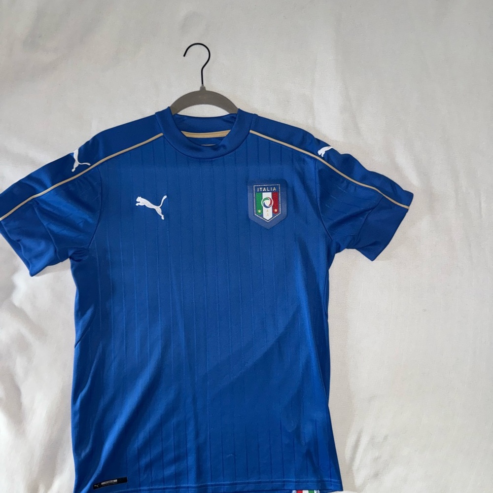 Puma Blue Italy Soccer Jersey